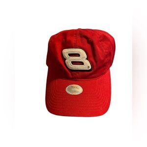 Chase Authentics NASCAR Dale Earnhardt #8 Red Adjustable Hat